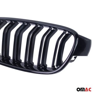 BMW F30 Grille - Omac - M-Tech - Gloss Black - '13-'19